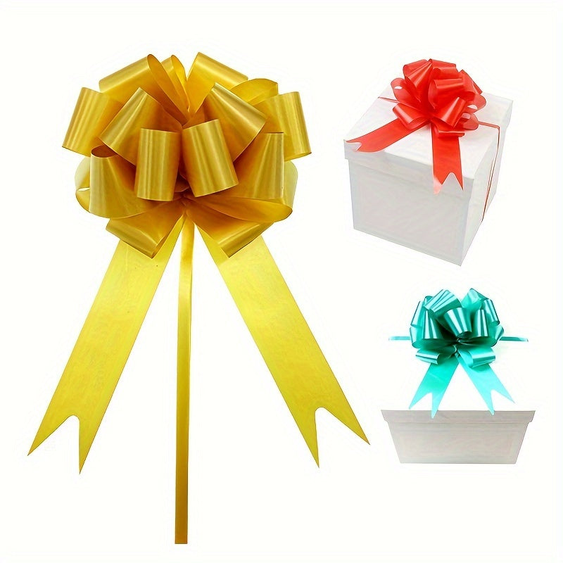 10pcs Pull Bows Ribbons Flowers Gift Wrapping Christmas Wedding Birthday