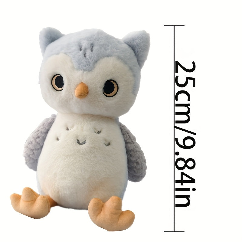 Soft Owl Plush Toy Stuffed Animal Doll for Holiday and Birthday