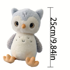 Soft Owl Plush Toy Stuffed Animal Doll for Holiday and Birthday