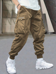 Men's Cargo Jogger Pants for Hiking Running