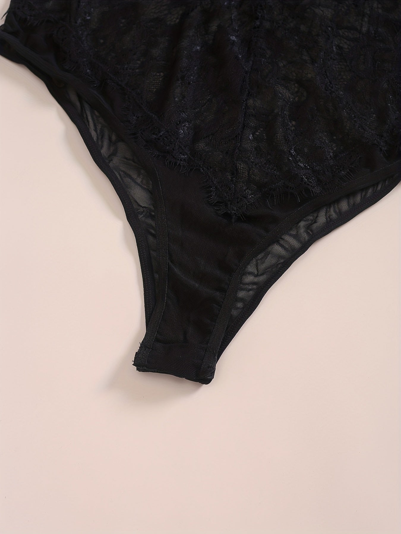 Floral Lace Sexy Plus Size Bodysuit Lingerie