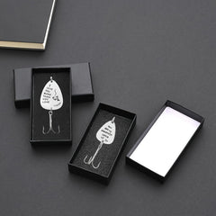 1pc 2g Text Sequins Fishing Hook With Love Fishing More Love You