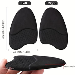 3 Pairs Metatarsal Pads Women Anti-Sliding Forefoot Pads for Open Toe Shoe
