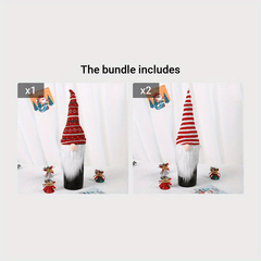Holiday Wine Cover Christmas Decoration Gift Bag Restaurant Holiday Decoration