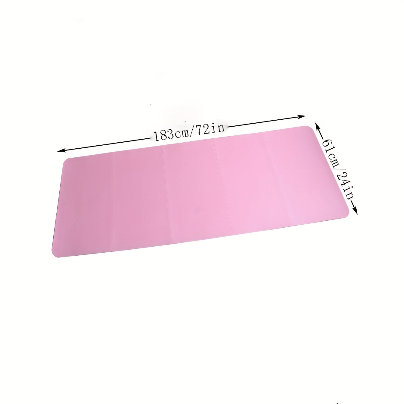 TPE Folding Yoga Mat Portable Odorless Non slip Home Fitness Mat
