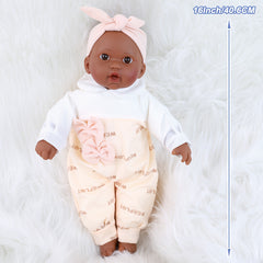 16 in. African American Doll with Clothes