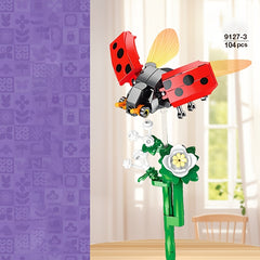Building Block Insect Flower Series Ornament