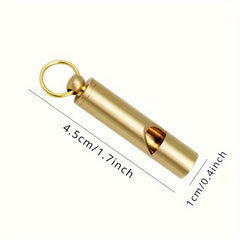 4pcs Survival Whistle Key Chain Emergency Tool
