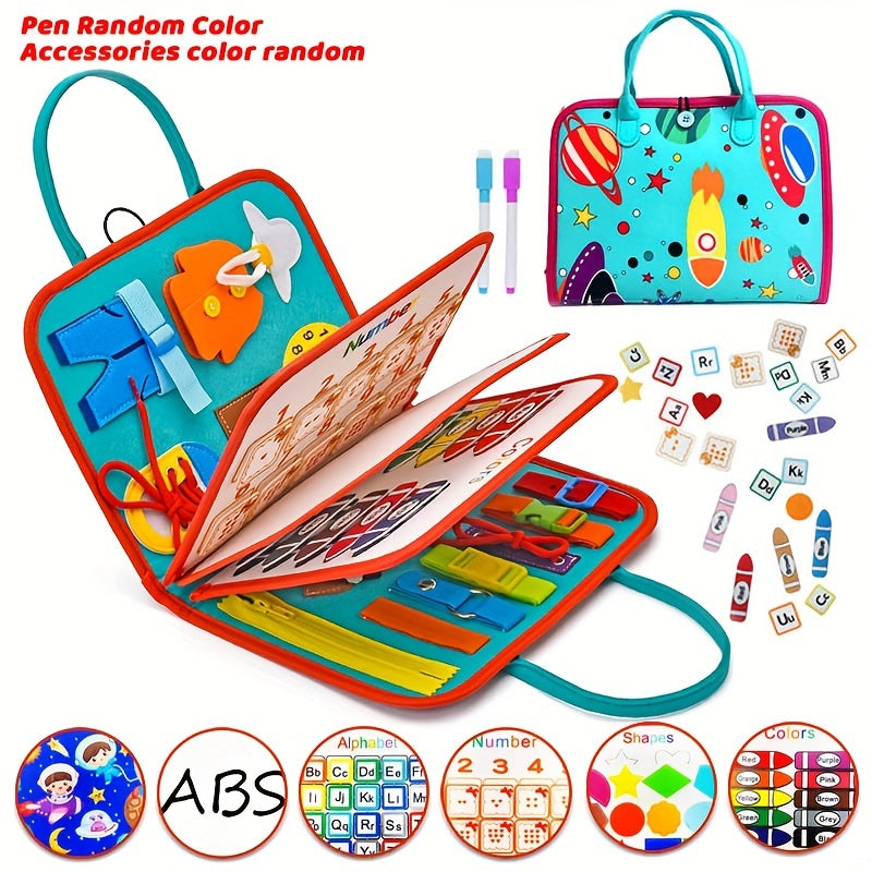 Montessori Busy Board Sensory Toys for Toddlers