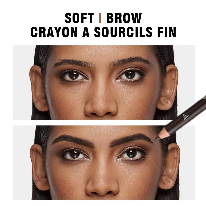 3pcs Waterproof Eyeliner & Brow Pencil Set Long Lasting