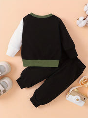 Toddler Boy's Sweatshirt & Trousers Set Fall Winter Tracksuit