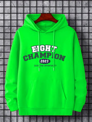 Men's Print Hoodie Casual Breathable Hooded Sweatshirt