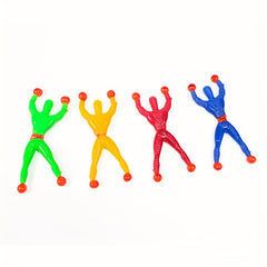 8pcs Wall Climbing Spiderman Toys Sticky Creative Holiday Party Supplies
