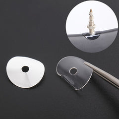 10pcs Bike French Valve Sticker Rubber Gasket Fixed Sticker