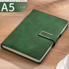 A5 120 Sheets Double Sided Writing Leather Notebook
