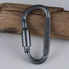 2pcs Aluminum D-Shaped Rope Buckle for Camping
