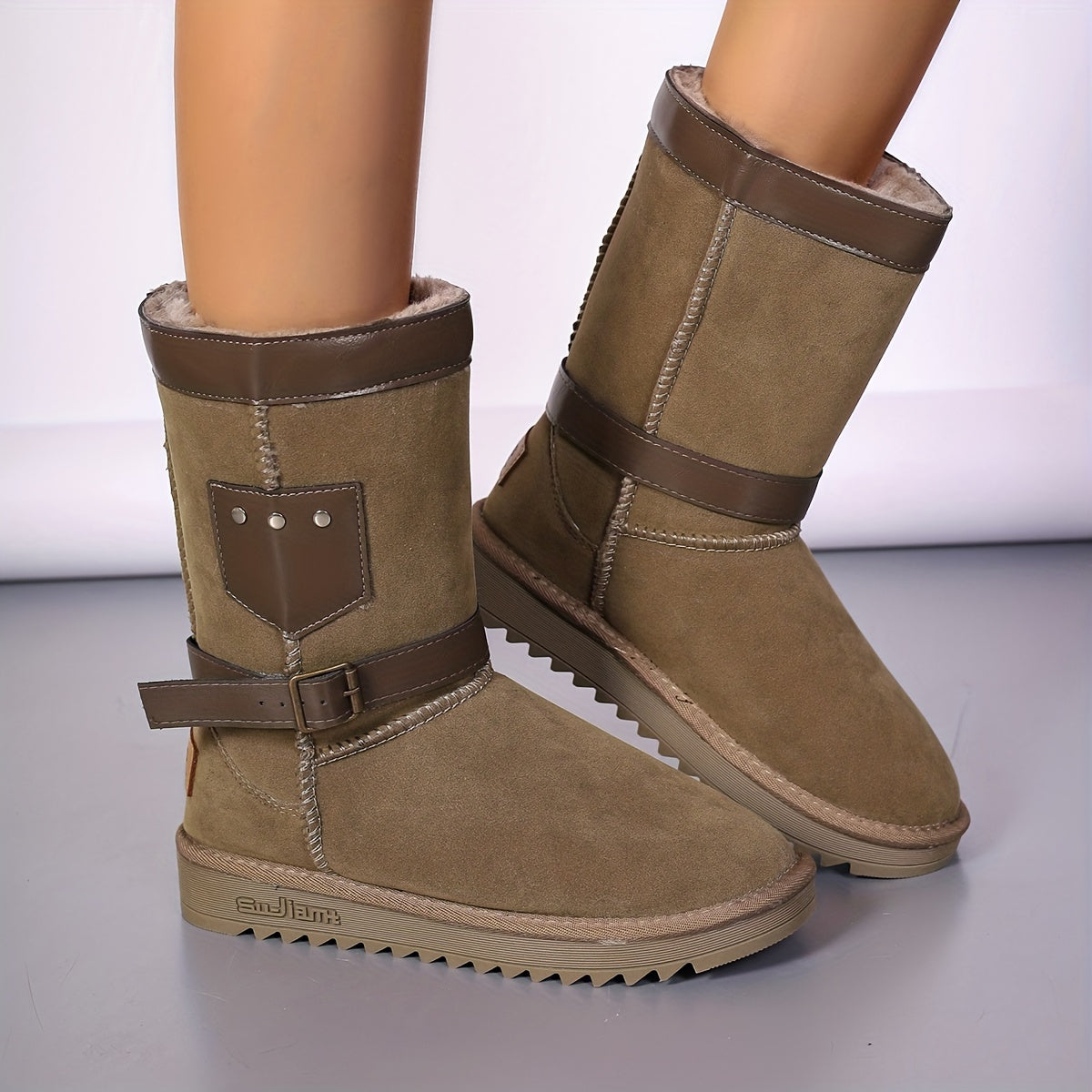 Women's Snow Boots Non Slip Warm Winter Hiking High Top Boots