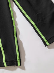 Boys Long Sleeve Sports Top Quick Drying Basketball Football Fitness Training