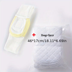 Cotton Baby Diaper Fixed Belt Waistband Buckle Strap