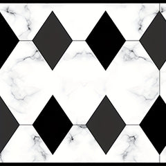 Geometric Non-slip Outdoor Rug Soft Crystal Velvet Carpet