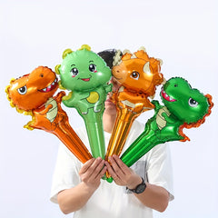 10pcs Dinosaur Balloon Tyrannosaurus Rex Jungle Animal Toy Aluminum Film Balloon