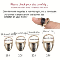 Brass Thumb Protector Archery Guard Finger Wrench