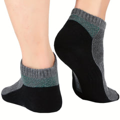 6 Pairs Men's Mid Crew Sport Socks Cotton Blend Breathable Socks