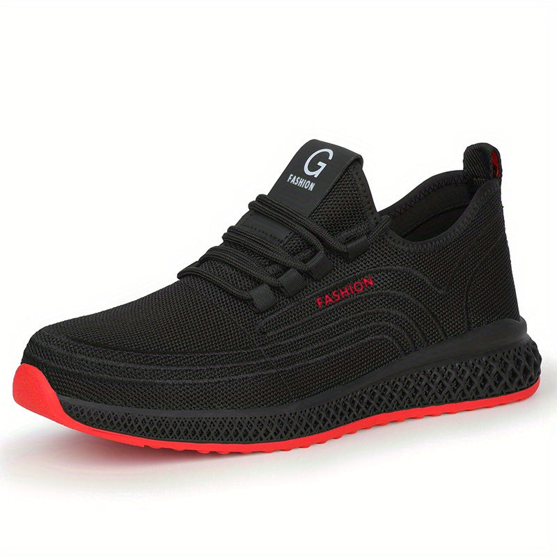 Men's Steel Toe Work Safety Shoes Anti-skid Breathable Sneakers