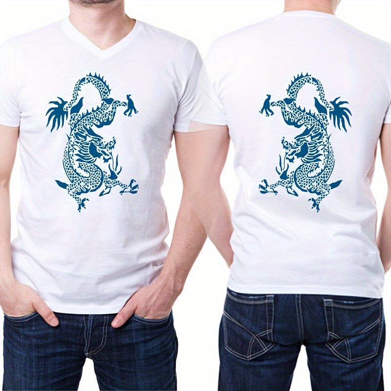 Dragon Template Stencil for DIY Painting Fabric Wall Decor Craft Project