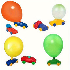 3pcs Balloon Cars DIY Fun Toys Automobile Glider Puzzle Science