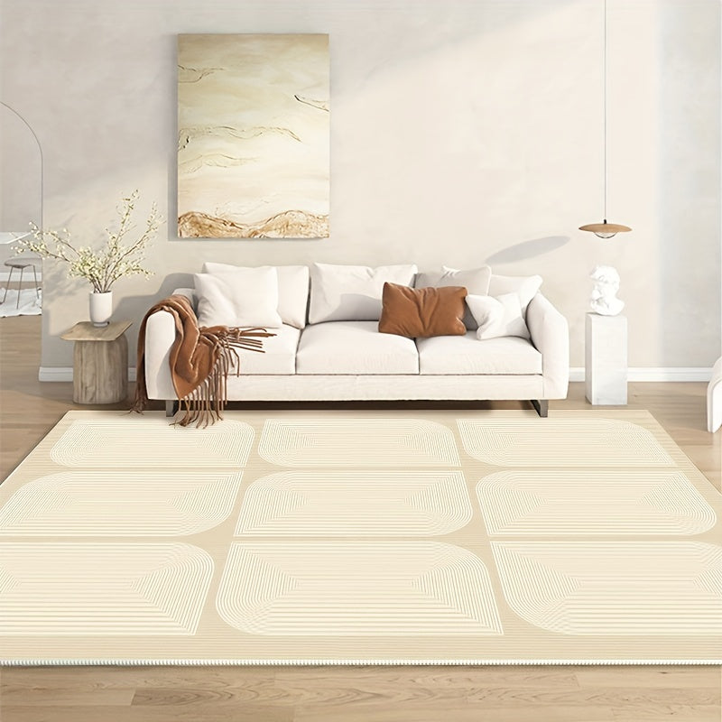 Modern Abstract Crystal Velvet Runner Rug Living Room Bedroom Bedside Carpet