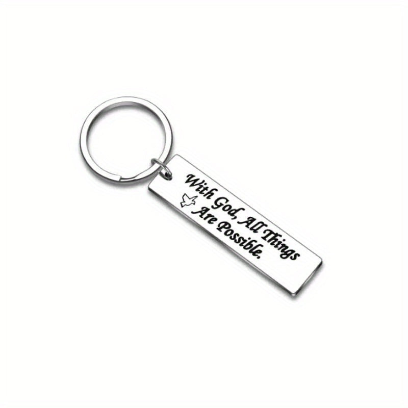 Faith Gift Keychain For Friends Birthday Graduation Gift