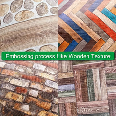 Dollhouse 3pcs Floor Tiles 3.93 Inches Wallpaper Tile Sticker