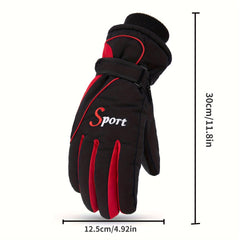 Winter Skiing Gloves Thick Coldproof Waterproof Windproof Gloves