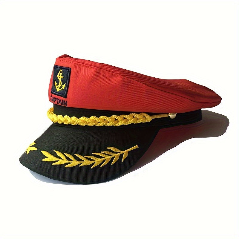 Marine Hat Captain Yacht Navy Hat Sailor Cap For Costume