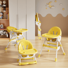 4-In-1 Baby High Chair Child Feeding Height Convertible Removable Tray