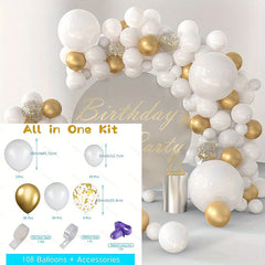 Balloon Chain Set for Graduation, Wedding, Birthday Parties