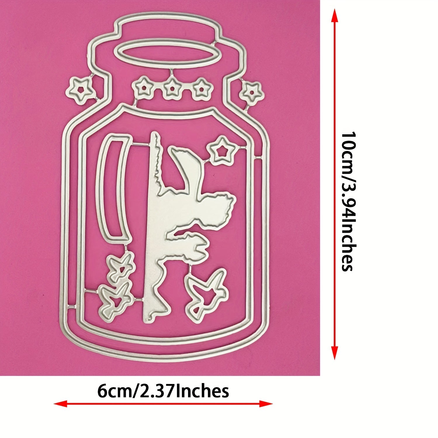 Drift Bottle Cutting Dies Little Prince Metal Embossing Stencil DIY Scrapboo