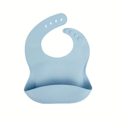 Silicone Baby Bibs 10-72 Months Waterproof Soft Neutral Beige Green
