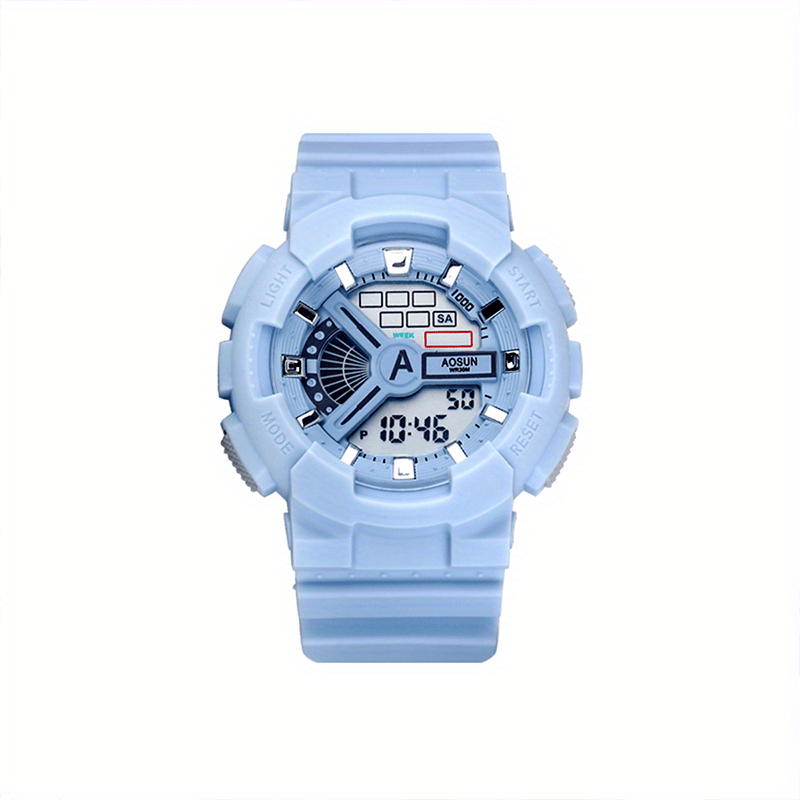 Stylist Electronic Watch With Silicone Band
