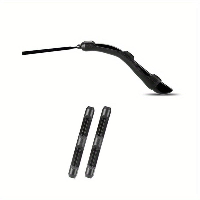 Silicone Eyeglasses Temple Tips Sleeve Retainer Anti Slip Elastic Comfort
