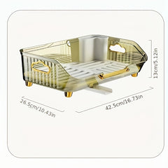 Kitchen Bowl Chopsticks Storage Rack Countertop Organizer