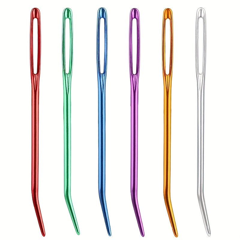 6pcs Big Eye Wool Needles Yarn Needle Tapestry Needle Sewing Needles