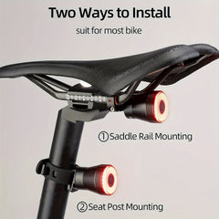 Bike Tail Light Ultra Bright LED USB Rechargeable Waterproof Cycling Safety