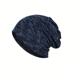 Striped Cotton Pullover Hat Beanie Hip Hop Street Dance Cap