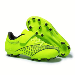 Boy's AG Cleat Football Boots Hook Loop Fastener Outdoor Soccer Cleats