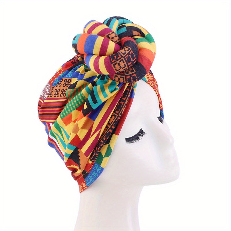 Vintage Braid Knot Boho Turban Cap Head Wrap