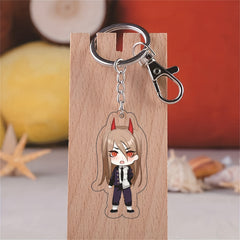 Set of 2 Anime Keychain Toys 16 Inch 2D Acrylic Keyring Collectibles