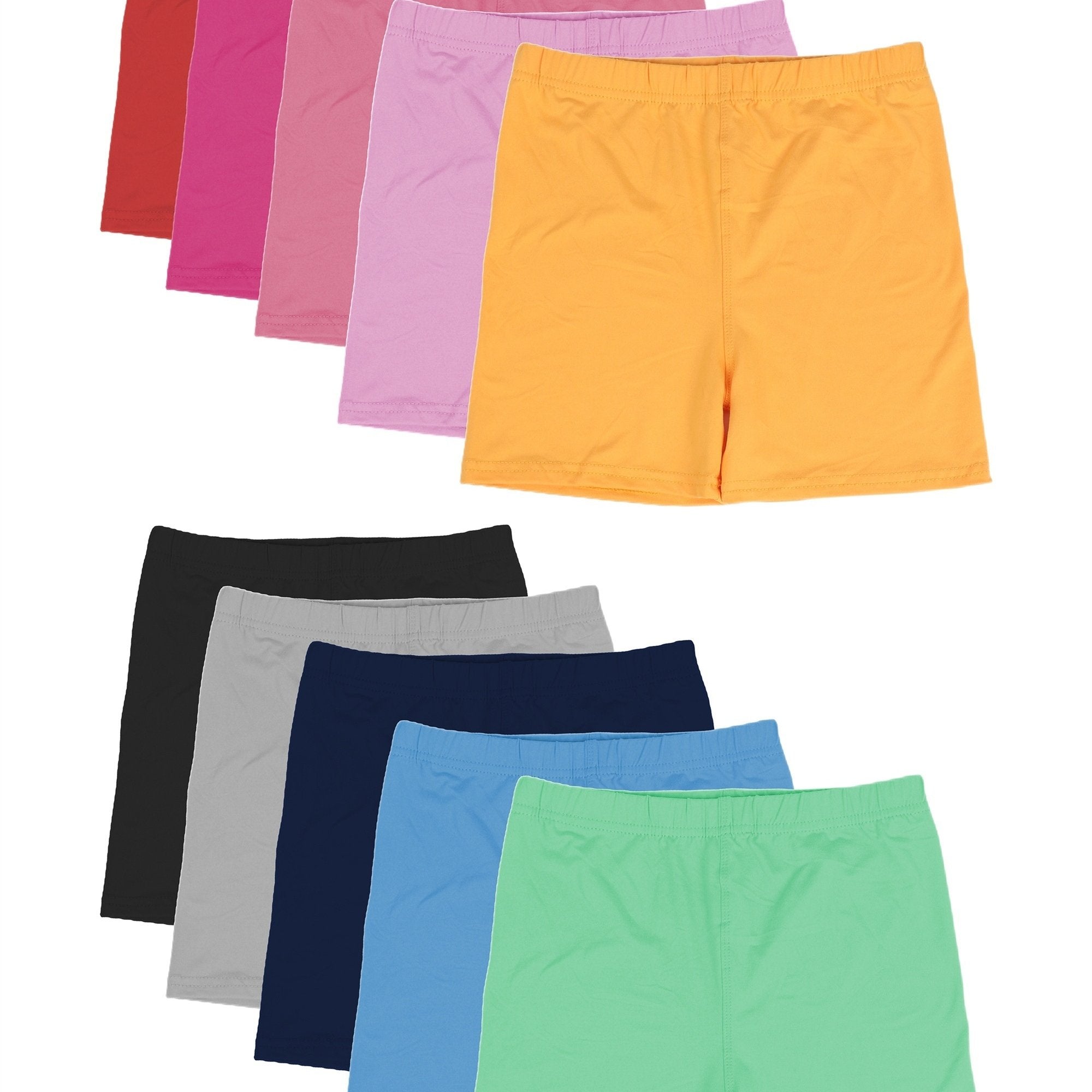 10 Girls Cotton Dance Bike Shorts Comfortable Safety Kids