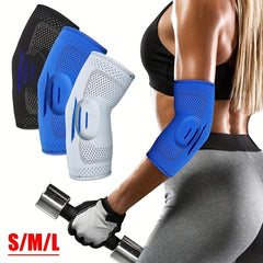 Size Up Sports Knitted Elbow Brace for Skiing, Running, Basketball